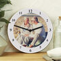 Personalised Photo Upload Wooden Clock, thumbnail 3 of 3