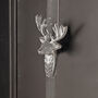 Stag Head Over Door Wreath Hanger, thumbnail 2 of 3