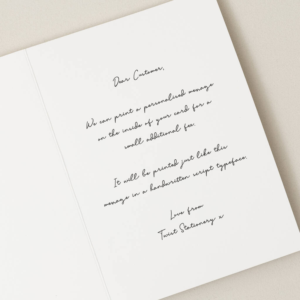 First Day Of Year One By Twist Stationery Notonthehighstreet