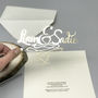 Personalised Entwined Names Wedding/Engagement Card, thumbnail 4 of 12