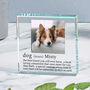 Personalised Definition Of A Dog Glass Token, thumbnail 2 of 4