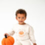 Child's Halloween 'Cute As A Pumpkin' Embroidered Sweatshirt Jumper, thumbnail 3 of 6