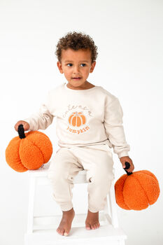 Child's Halloween 'Cute As A Pumpkin' Embroidered Sweatshirt Jumper, 3 of 6