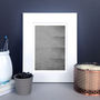 Modern Abstract Concrete Print – Industrial Home, thumbnail 4 of 7