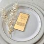 Maid Of Honour Gold Silver Wedding Place Setting, thumbnail 5 of 6