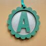 Initial Christmas Ornament Initial Decoration Personalised Item, thumbnail 2 of 6