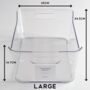 Reusable Fridge Storage Container Choice Of Sizes, thumbnail 9 of 9