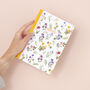 A5 Wild Flower Print Journal 100 Page Notebook, thumbnail 2 of 10