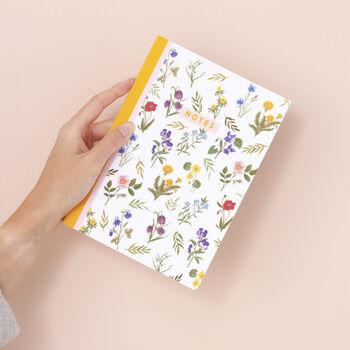 A5 Wild Flower Print Journal 100 Page Notebook, 2 of 10
