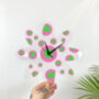 Pokda Dot Flower Shape Decorative Clock, thumbnail 7 of 7
