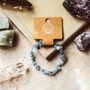 Aquamarine Gemstone Chip Bracelet | Natural Gemstones, thumbnail 2 of 6