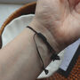 Black Obsidian Crystal Bracelet – Adjustable Cord, thumbnail 5 of 6