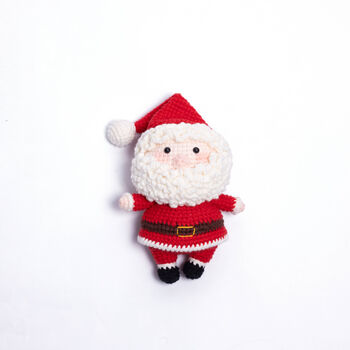 Delightfully Festive Christmas Crochet Bag Charms, 4 of 6