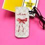 Personalised Glasses Case Pink Bow Coquette, thumbnail 1 of 5