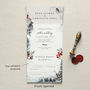 A Winter's Tale Wedding Invitation, thumbnail 5 of 9