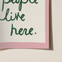 Cool People Live Here Handwritten Print, thumbnail 9 of 12