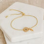 Gold Plated Sagittarius Zodiac Bracelet, thumbnail 1 of 8