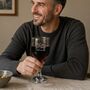 40th Birthday Gift Engraved Wine Glass, thumbnail 4 of 12
