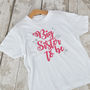 'Big Sister To Be' New Baby Announcement T Shirt, thumbnail 3 of 6
