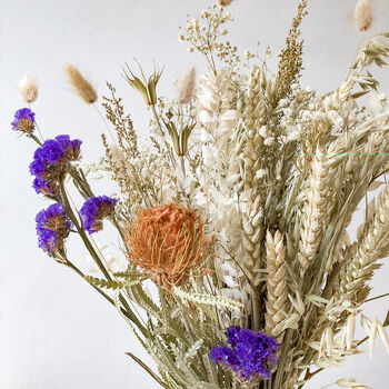 Banksia Dried Flower Bouquet With Wheat, 4 of 8