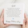 Personalised Father's Day Heart Card From Daughter, thumbnail 1 of 7