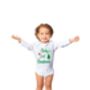 Personalised Baby Long Sleeve Bodysuit 1st Christmas, thumbnail 2 of 7