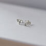Silver Bee Stud Earrings, thumbnail 1 of 5
