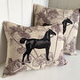 Vintage Equestrian Horse Cushion Cover, thumbnail 5 of 7