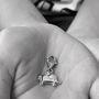 Lucky Elephant Sterling Silver Good Luck Charm, thumbnail 1 of 3