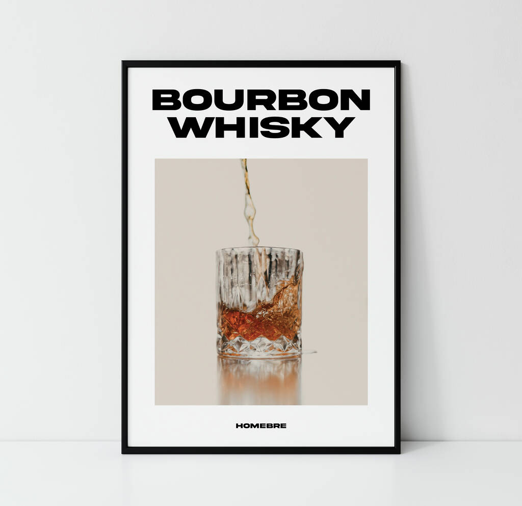 Bourbon Whisky Print By SOFE STORE