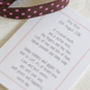 Personalised New Baby Girl Bracelet And Poem, thumbnail 3 of 9