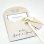 Personalised Wedding Gift Voucher Wallet Or Scratch Card Gift, thumbnail 2 of 5