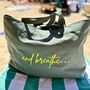 Personalised Neon Slogan Oversized Everyday Tote Bag, thumbnail 3 of 7