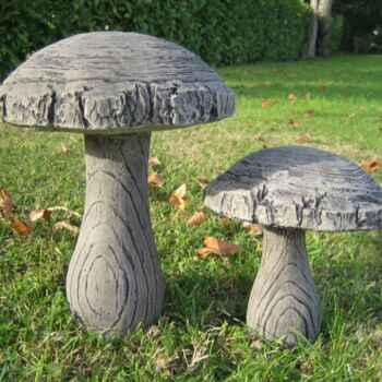 Stone Mushrooms Set For Garden, 3 of 6
