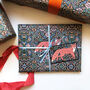 Fox And Flowers Gift Wrap, thumbnail 6 of 8