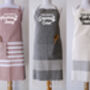 Personalised Set Of Kitchen Apron And Tea Towel, thumbnail 3 of 12