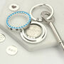 Something Old, New, Borrowed, Blue Bridal Sixpence Keyring, thumbnail 10 of 12