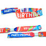 Birthdayfest Festival Birthday Party Wristbands, thumbnail 1 of 10