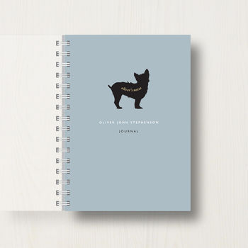 Personalised Yorkshire Terrier Lovers Notebook, 8 of 8