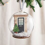 Personalised Layered Front Door Christmas Bauble, thumbnail 2 of 6