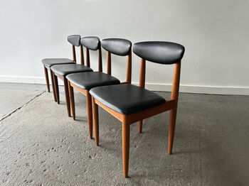 Schreiber Mid Century Extending Dining Table And Chairs, 8 of 12