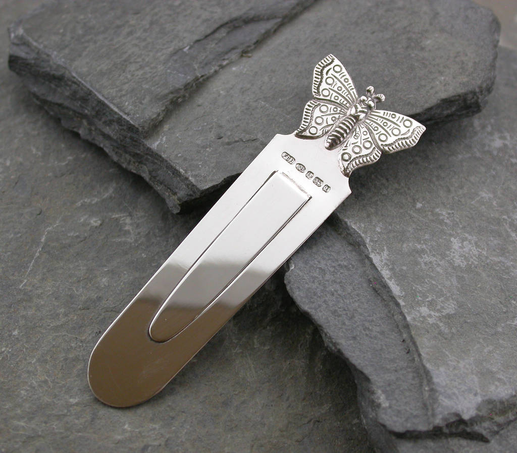 Silver Butterfly Bookmark With Personalisation, 1 of 6