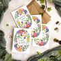 Whimsical Flower Garden A6 Folded Thank You Cards And Envelopes, thumbnail 2 of 7