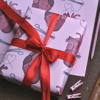Anatomical Heart Wrapping Paper, 2 of 5