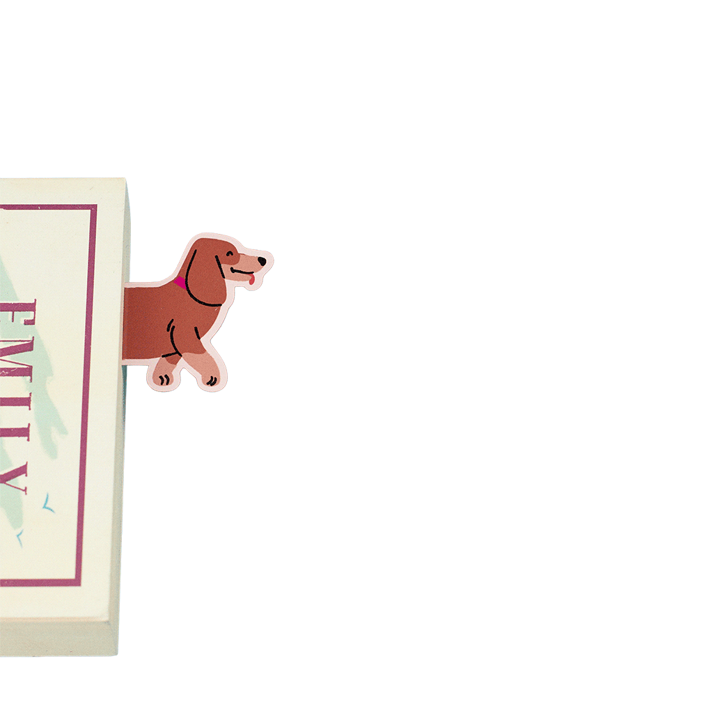 Personalised Metal Sausage Dog Bookmark, 3 of 7