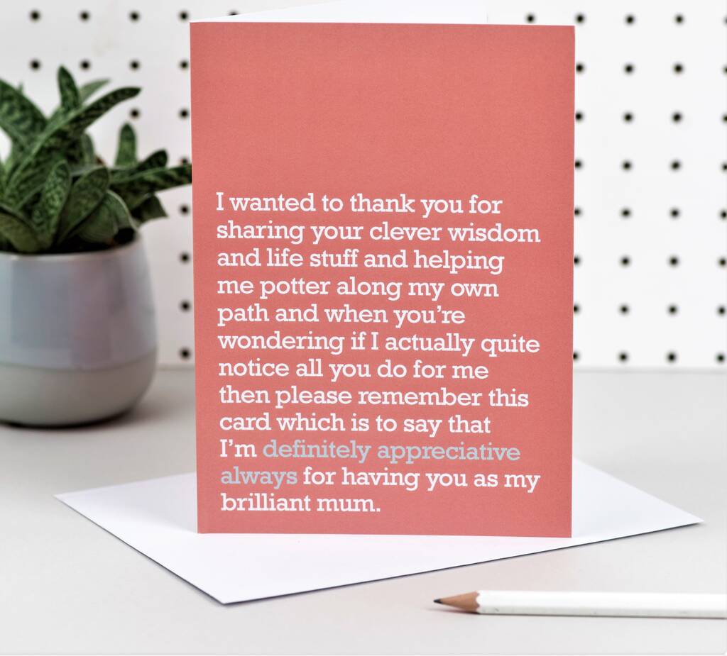 Appreciative Always: Special Card For Mums, 1 of 2