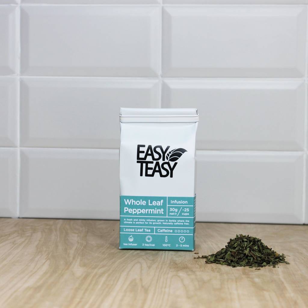 Peppermint Loose Leaf Tea By Easy Teasy
