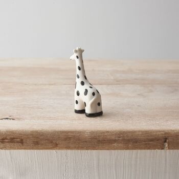 Porcelain Giraffe Ornament, 3 of 3