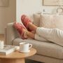 Luxury Plush Memory Foam Open Toe Crossover Slippers, thumbnail 8 of 8