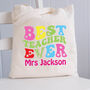 Personalised Best Teacher Ever Gift Bag, thumbnail 1 of 2
